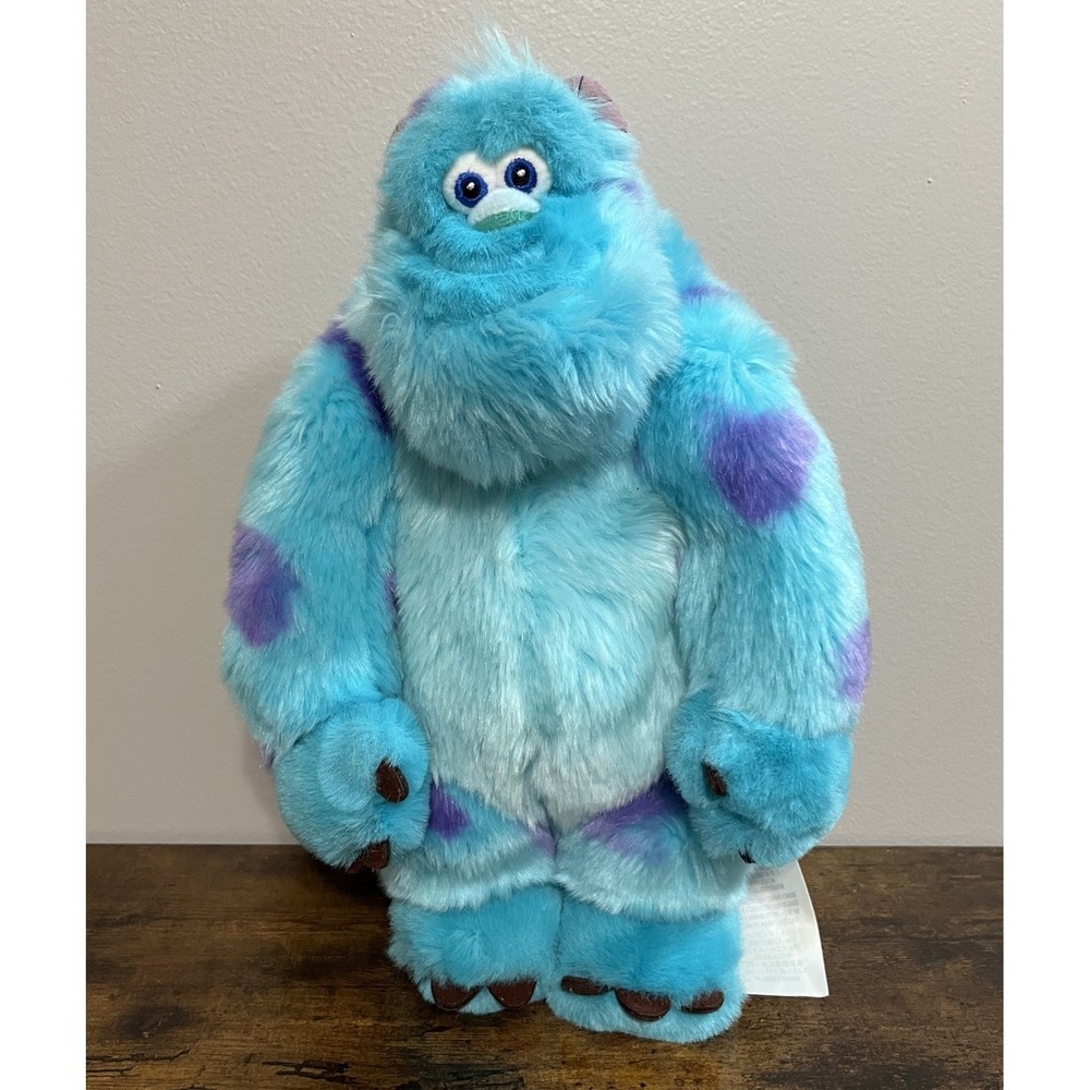 Disney Store Pixar Monsters Inc Sully Sullivan 16" Plush Blue Stuffed Animal